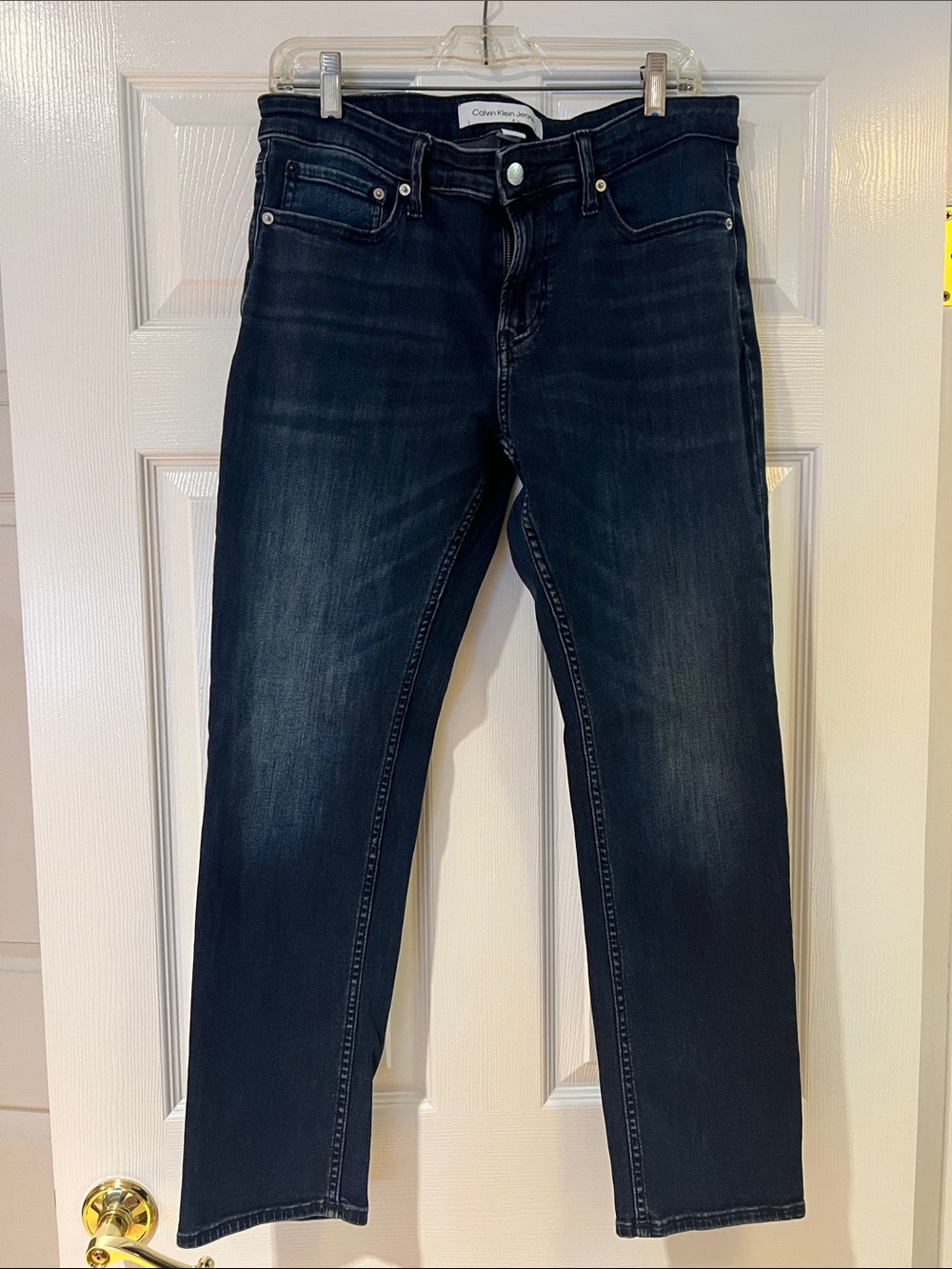 Calvin Klein Men’s Indigo Slim Straight Jeans